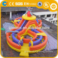 46ft Length Kangaroo Inflatable Obstacle Course , Outdoor Inflatable Game Playground, Inflatable Wipeout Game